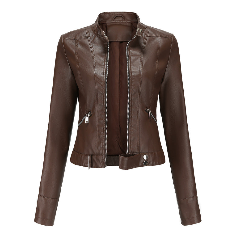 Bonvieve | Stylish Leather Jacket for Women