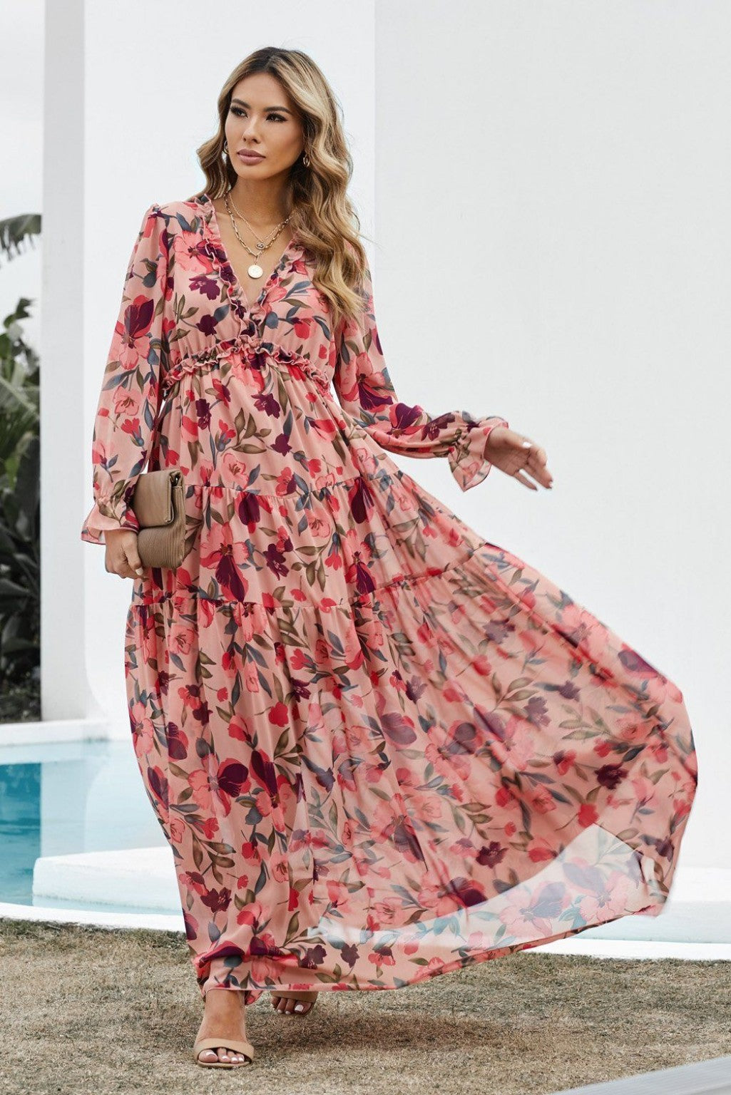 Bonvieve | Summer Boho Floral Dress