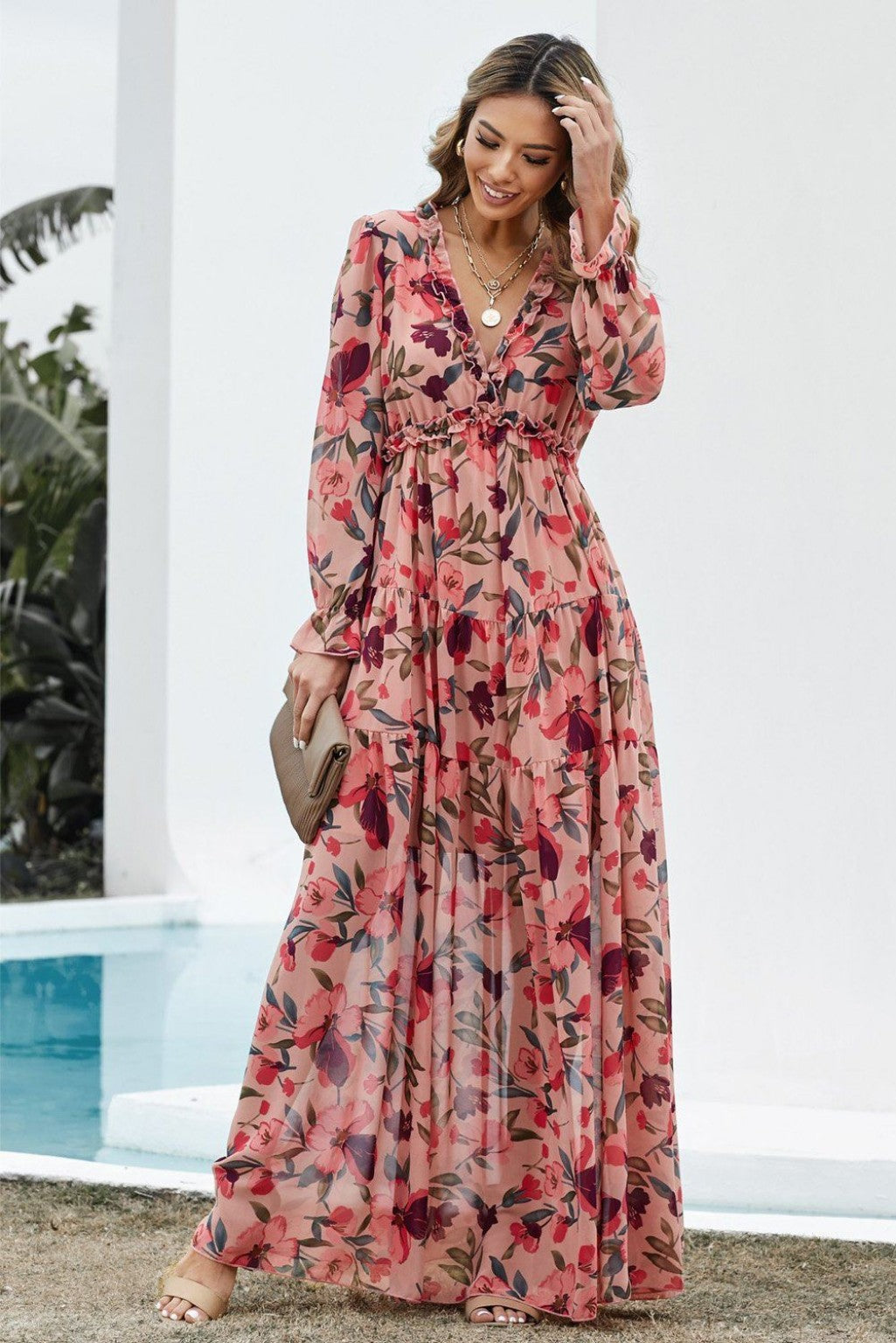 Bonvieve | Summer Boho Floral Dress
