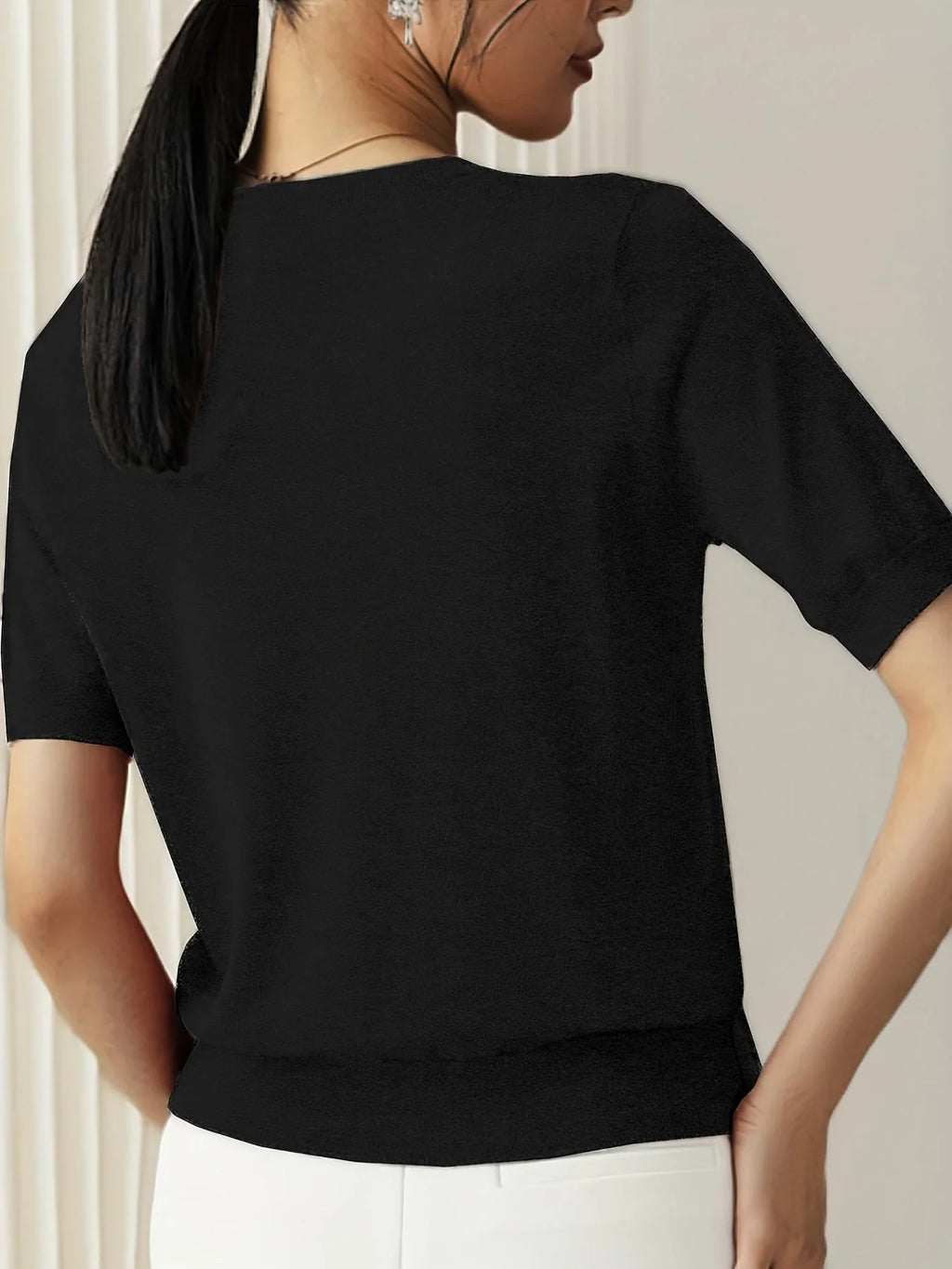 Bonvieve | Casual Short-Sleeve Spring Jumper